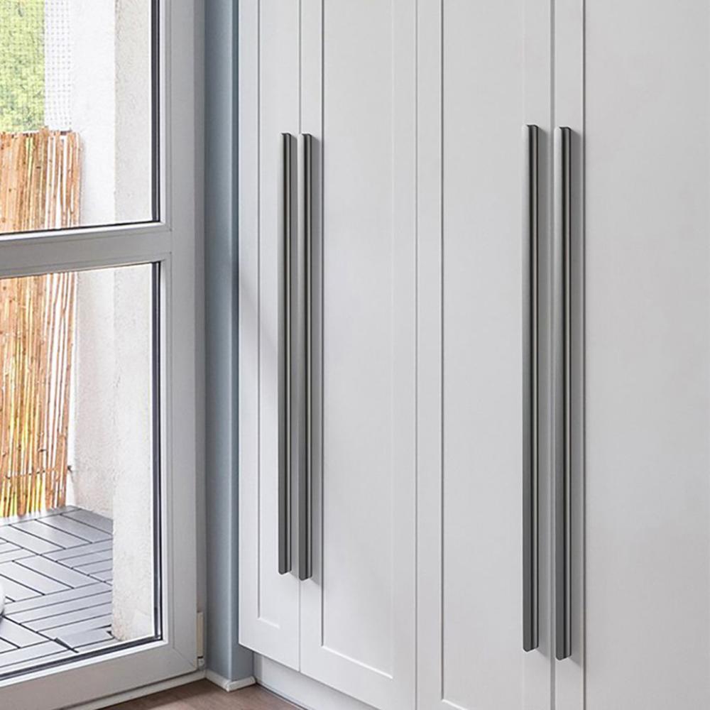 Moderne Kleiderschrank Dekoration Stangenform Einfache Türgriffe Möbelbeschläge Schubladengriffe Schubladengriffe