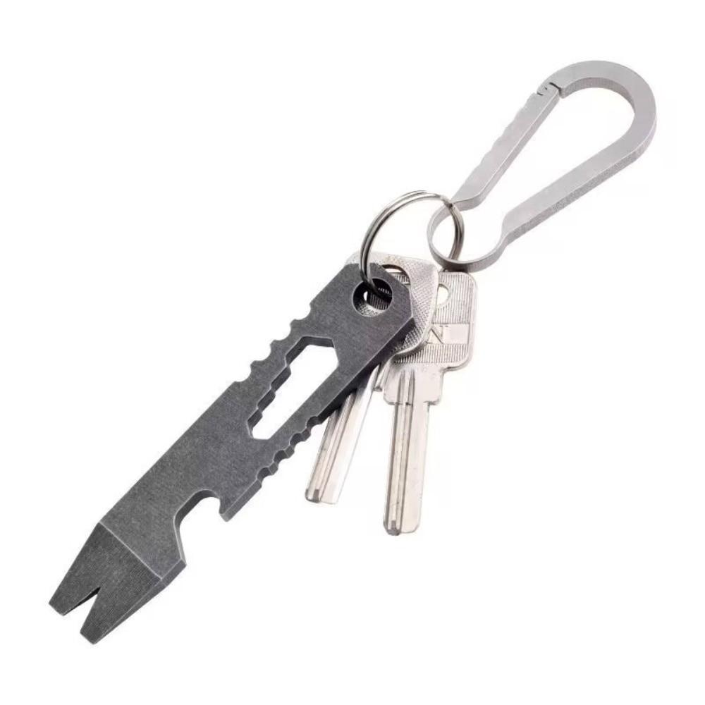 Stainless Steel EDC Wrench Portable Bottle Opener Durable Screwdriver Multi-Tool Outdoor