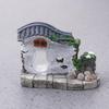Kleines Haus Umweltfreundliches Sturzfestes Harz Mini Hausmodell Statue Garten DIY Bonsai Dekoration für Wohnaccessoires