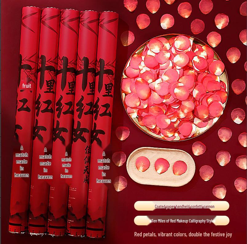 

Свадебная хлопушка-конфетти «Всё включено» с ленточным спреем