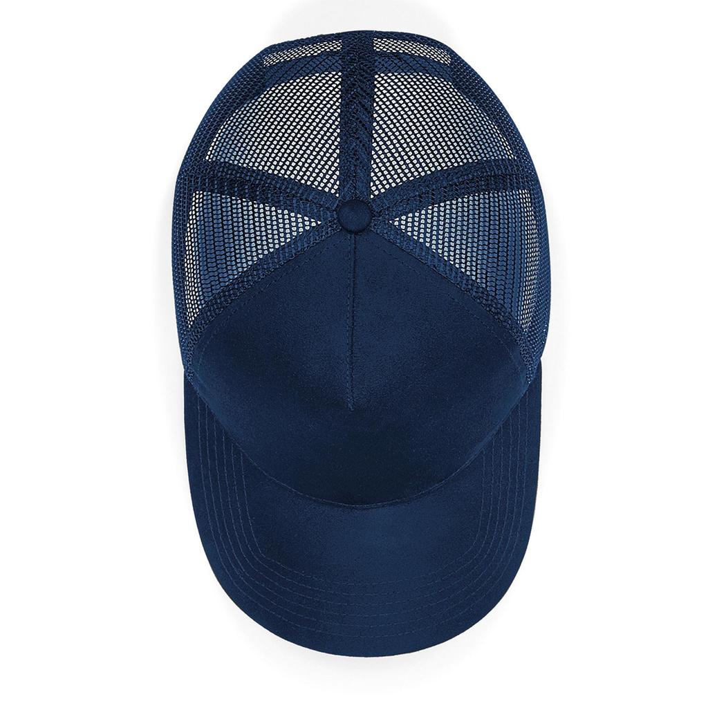 Unisex Adult Suede Snapback Trucker Cap