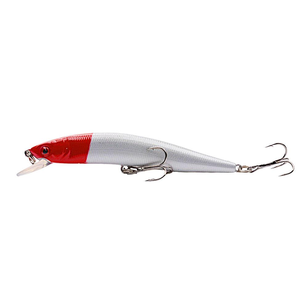 Colorful Rattling Minnow Lure: 10cm/8.3g Bass Simulation Bait with Ten Colors for Long Cast Fishing
