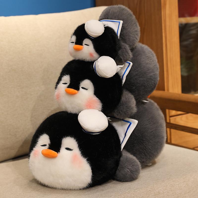 Cartoon Penguin Plush Toys Soft Cozy Penguin Doll Warm Throw Pillow Kawaii Room Decor Lovely Birthday Gift 3 Sizes