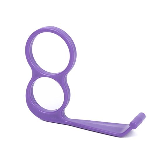 24Pcs Finger Ring Phone Bracket Hands-Free Finger Support Holder Plastic Desk Phone Stand with Anti-Slip Base