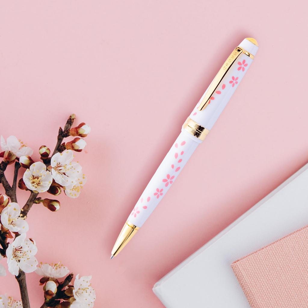 CROSS Sakura Collection Bailey Light DAYLIGHT Ballpoint Limited Officially Imported Pen, Oil-Based, White, AT0742-15, Edition,
