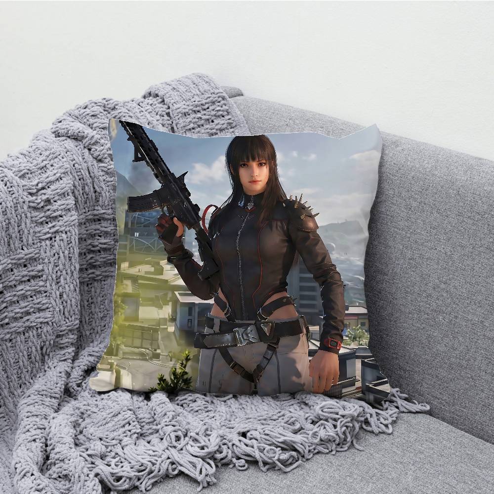 B-Battlefield 6 Pillowcases Bedroom Living Room Sofa Home Decor Polyester Cushion Cover with Zipper