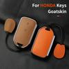 Metal And Leather Car Key Case Cover For Honda Crv Cr-V Fit Civic Accord Hr-V Hrv City Odyssey Xr-V Car Key Case Protect Fob