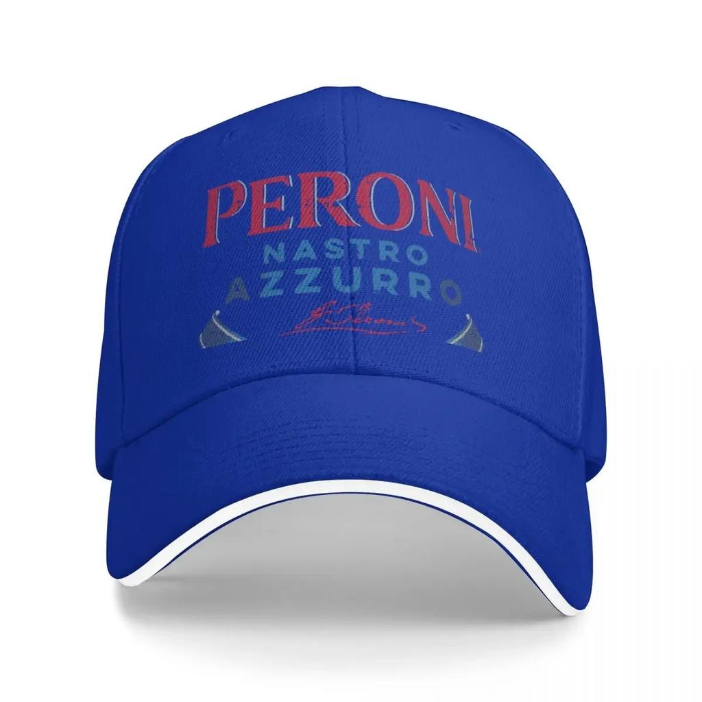 Gorra de Béisbol Peroni Nastro Azzurro Playa Rugby Unisex Sombreros Mujer
