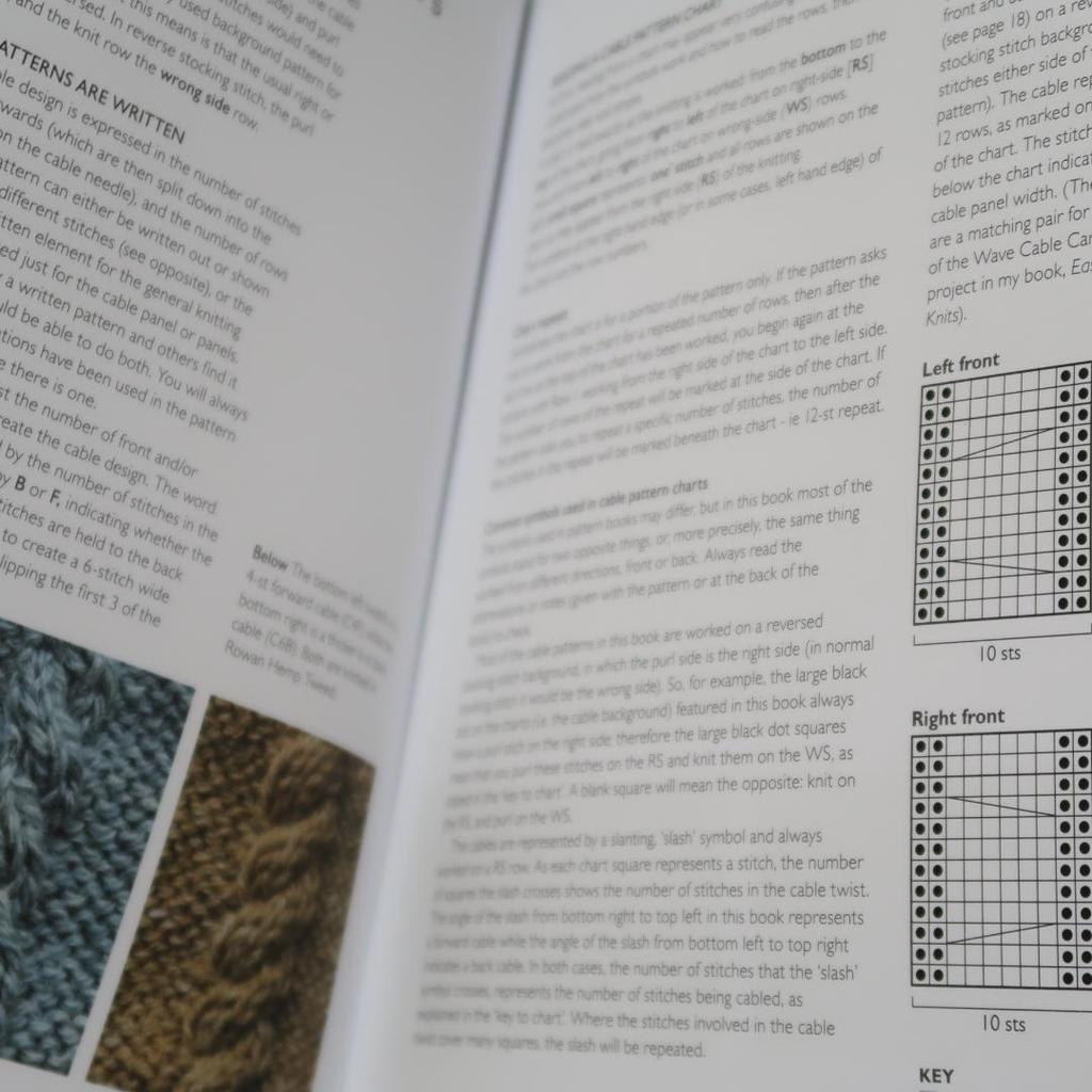 [USED] Sale! Learn to Knit Cables Knit Textbook