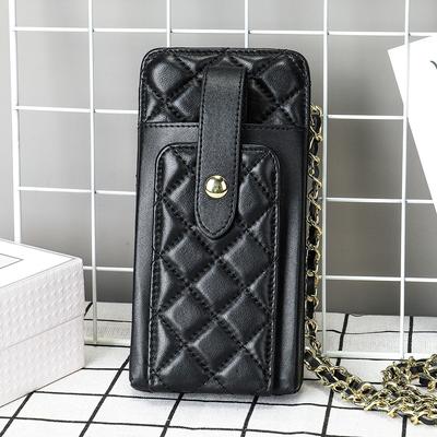Modna wielofunkcyjna torba na ramię Modna skórzana torba damska ze skóry owczej Crossbody Torba na dokumenty telefon komórkowy