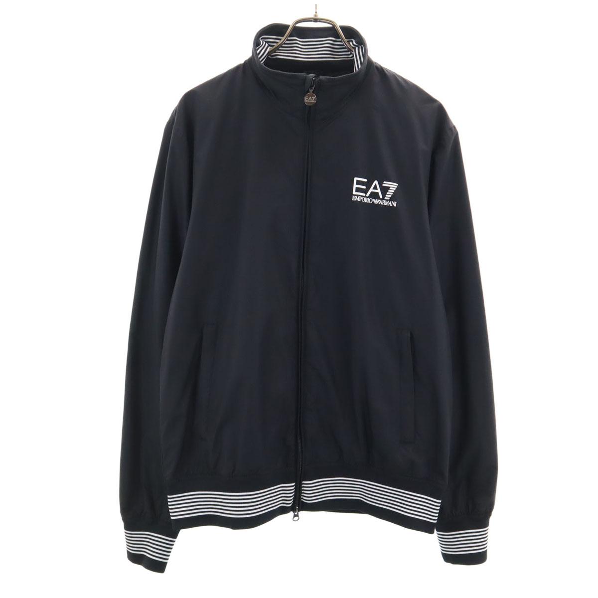 

EA7 EMPORIO ARMANI Спортивная куртка L черная Сетчатая подкладка Мужская Б/у