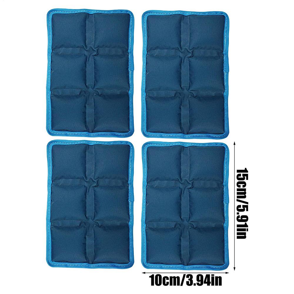 Wiederverwendbarer Kühlakku für Lunchboxen Kalte Gelbeutel Kompakt Waschbare Eisgelpacks für Camping Wandern Strand Outdoor-Aktivitäten