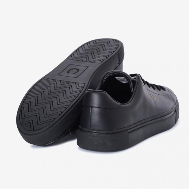 Fred Perry B71 Leather Black Sneakers Sfpu2415310