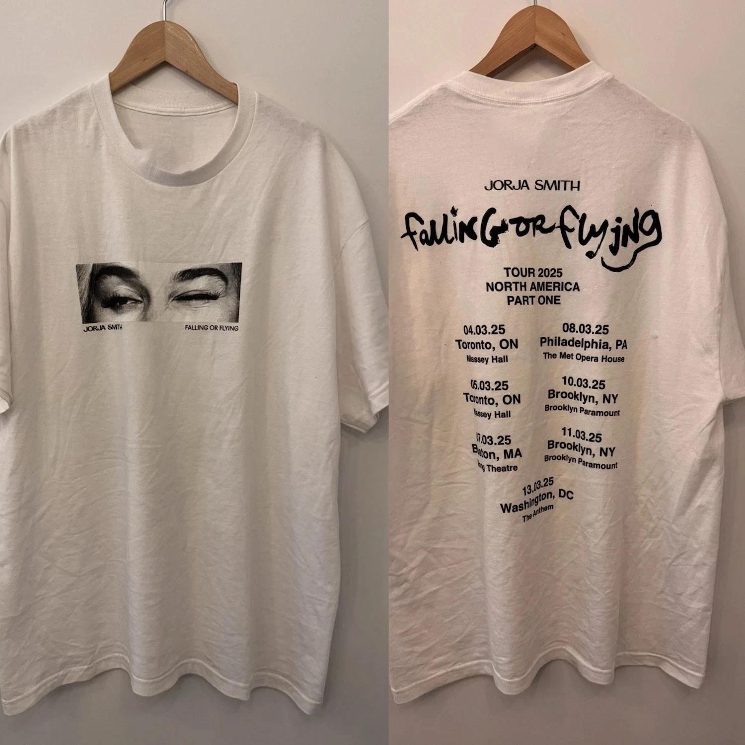 Jorja Smith Falling or Flying Tour 2026 North America Part One White Shirt XL