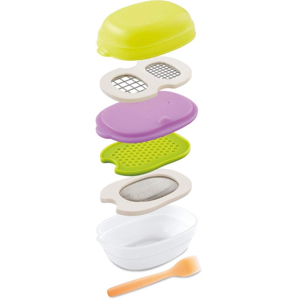 Tsusho Combi Baby Label Baby Food Navigation Cooking Set C [Mihama - ORS4A01]