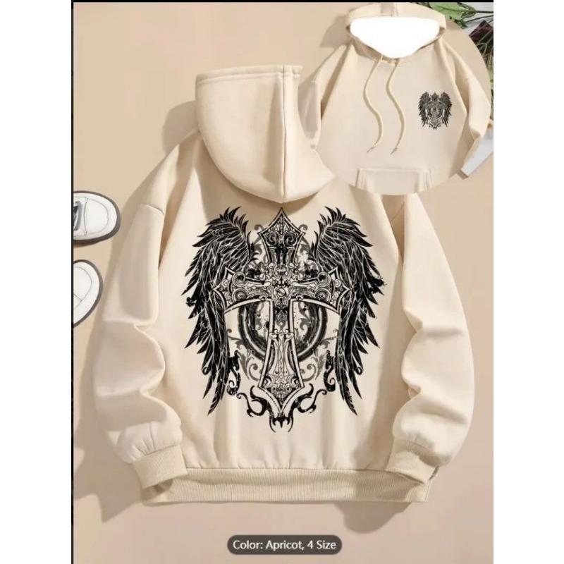 Comfortable Hooded Sweatshirt Outdoor Street Style Top