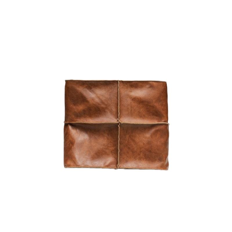 Retro Weiches Leder Tragetasche Lässig Patchwork Große Kapazität Handtaschen Vielseitig Farbblockierung Spleißung Damen Achseltasche
