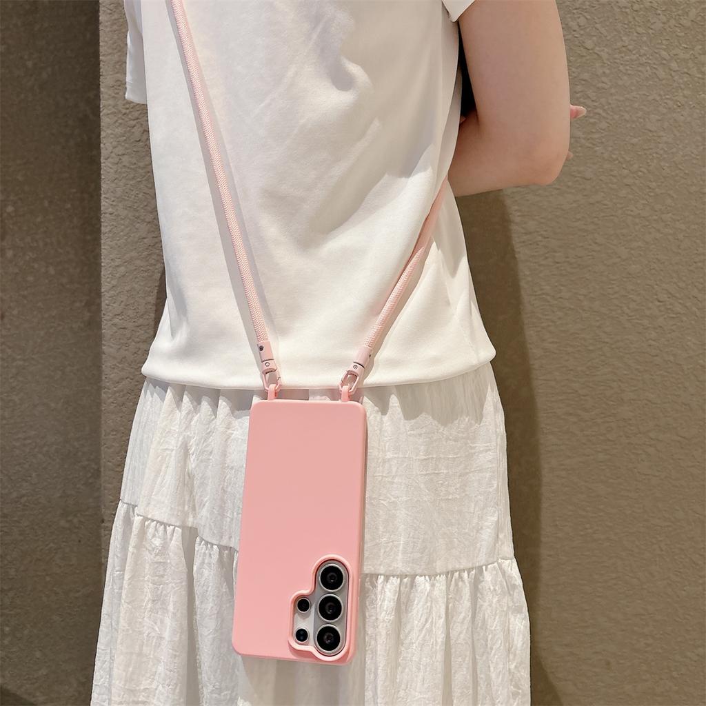 Crossbody Phone Case for Samsung Galaxy S26 Ultra S25 FE S24 S23 S22 S21 Plus A57 A37 A17 A07 A56 A36 TPU Silicone Soft Cover