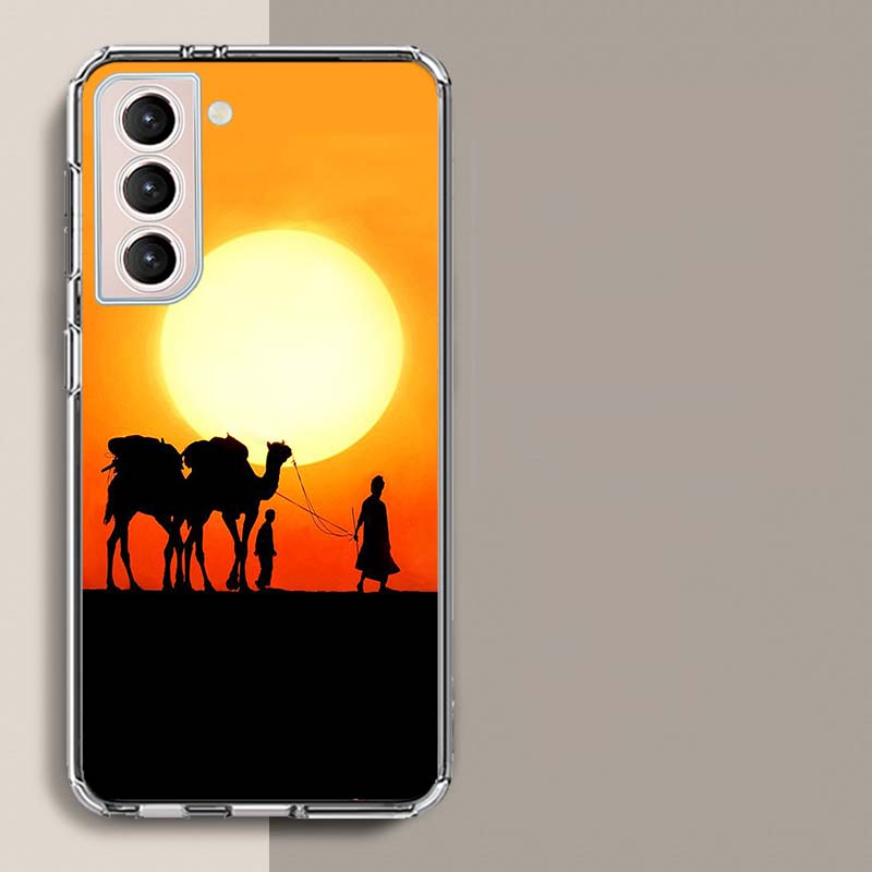 

Desert Camel Caravan Grazing Phone Case For Samsung A16 A26 A36 A56 A17 A15 A25 A35 A55 A14 A24 A34 A54 A04S A05S Galaxy Note 20 Samsung Note 8