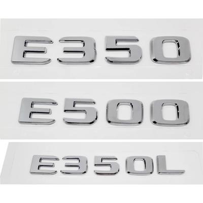 Plastique ABS E350 E350L E500 Coffre Arrière Logo Badge Emblème Autocollant Pour W207 W210 W211 W212 W213