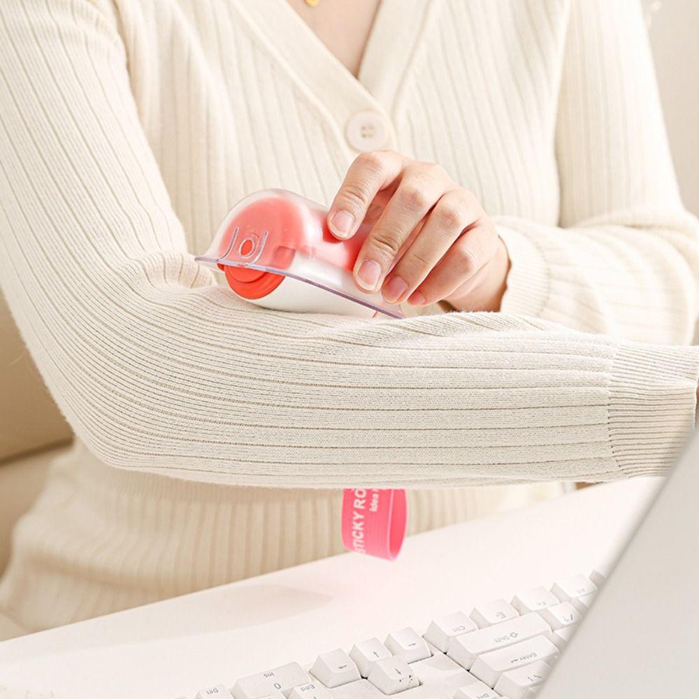 Reusable Tearable Roll Paper Sticky Roller Brush Strong Adhesiveness Dust Removal Pet Hair Remover Detachable Manual Lint Roller