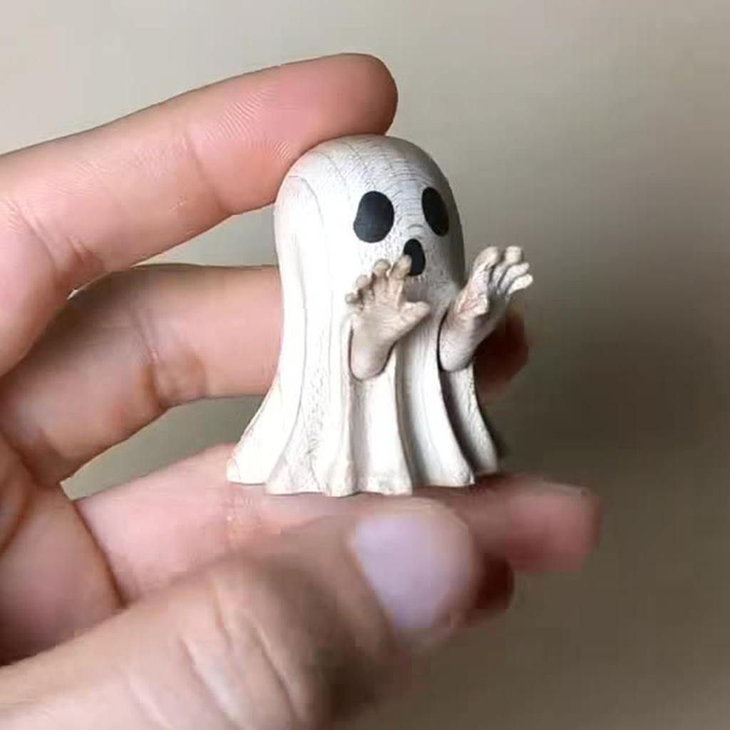 Halloween Figurine-Spooky & Cute Statue For Home, Desk, Party Decor | Funny Middle Finger Halloween Decorations Indoor