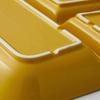 Lunch Easy to 3 Mino Dishwasher Made in Mustard [Belle Maison] Plate, Deep, Scoop, Dividers, Ware, Safe, Japan,