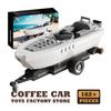 Creative Station Wagon Blocks MOC Set Camping RV Car Building STEM Toys City Vehicle Travel Trailer Bricks 3D Model Holiday Gift