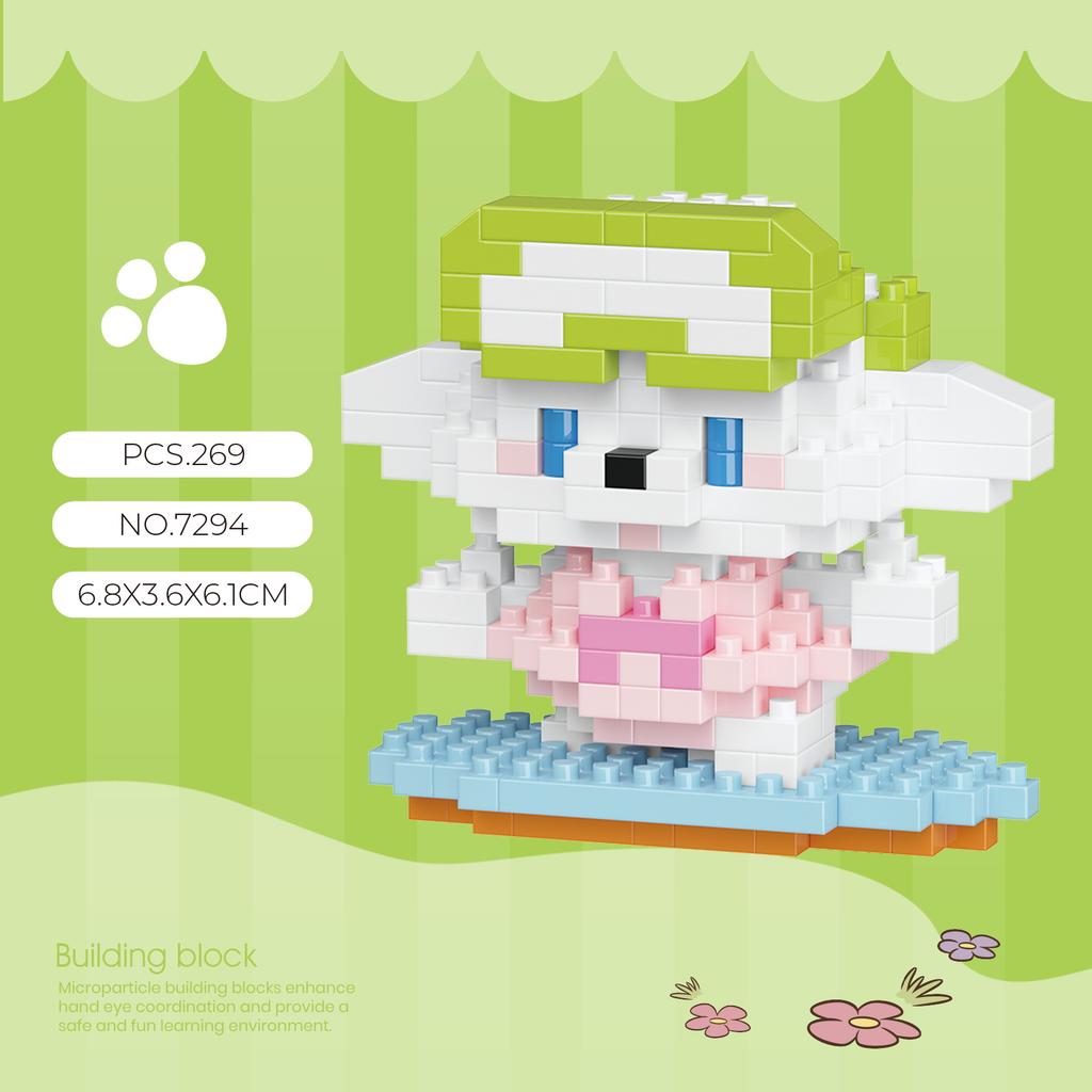 Mini Cartoon Cute Cat Dog Animals Models DIY Building Blocks Toys Micro Blocks Kit Christmas New Year Gifts Lucky Decor