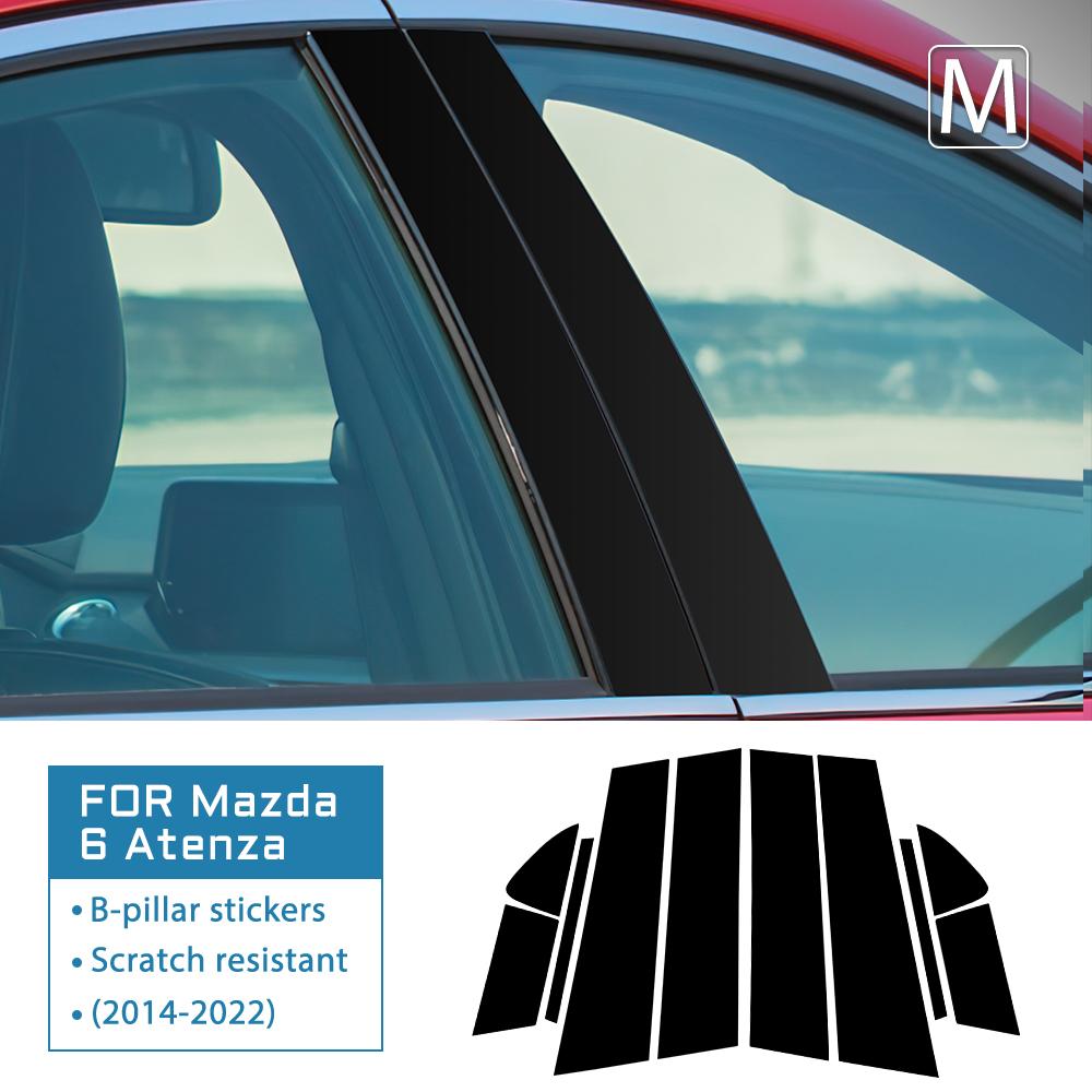 Window Door Column B C Pillar Post Trim Sticker for MAZDA 3 AXELA Mazda 6 ATENZA 2014-2025 CX-5 CX-30 2017-2025 Accessories