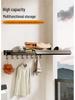 Invisible Foldable Suction Cup Drying Rack: Punch-Free, Retractable Shoe & Clothes Hanger for Balcony
