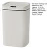 Smart Trash Bin with Sensor 12/14/16L Automatic Open Lid Garbage Storage Box Garbage Bin Odor Isolation Trash Can for Kitchen Bathroom Bedroom