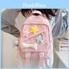 Stylish Waterproof Backpack For School And Commute Lightweight Nylon Material