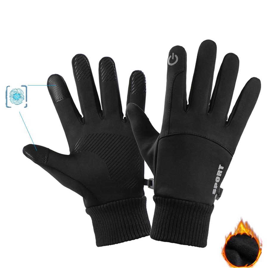 Touch Screen Waterproof Thermal Gloves for Women Men Perfect for Running Cycling Hiking Working Outdoor Sports