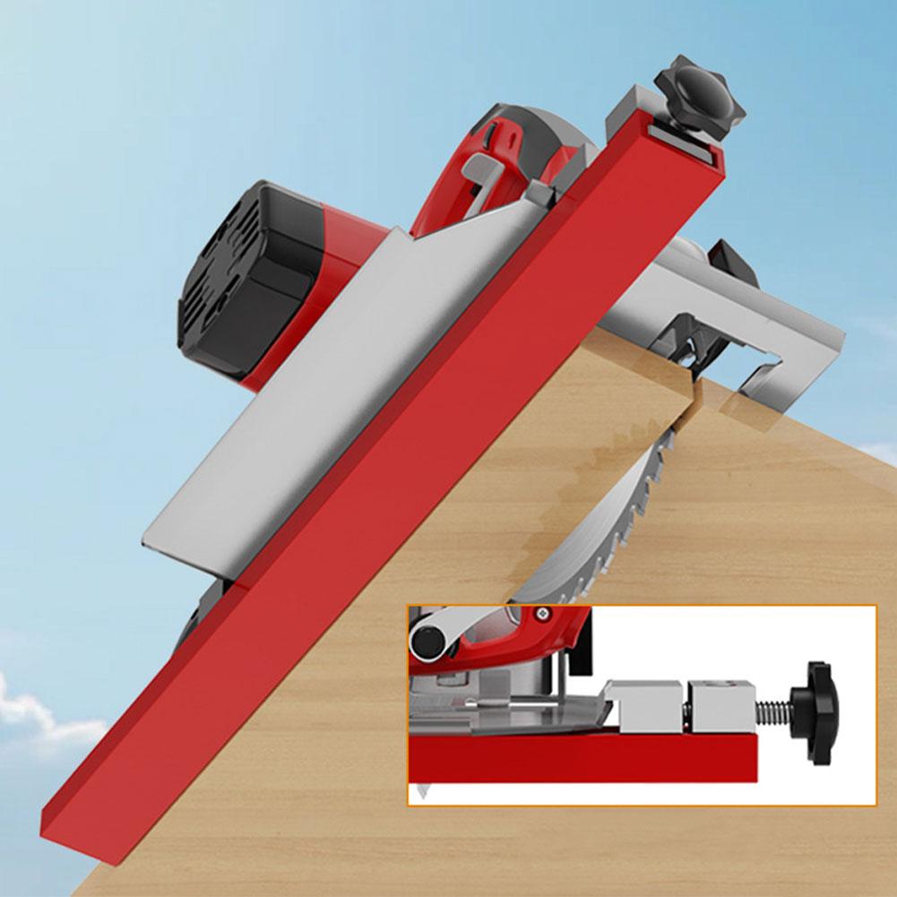Circular Saw Guide Rail Precision Aluminum Alloy Adjustable Base For Woodworking Electric Machi N3M2