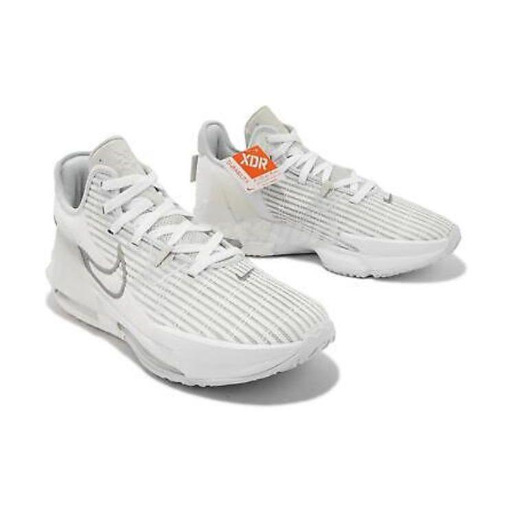 Nike Lebron Witness 6 EP White Metallic Pewter Men Sneakers Summit-White Light-Bone Aura DC8994-102