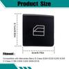 SecosAutoparts 4 Stück Fensterheberschalter-Knopfkappen für Mercedes Benz C-Klasse W204 C230 C280 C300