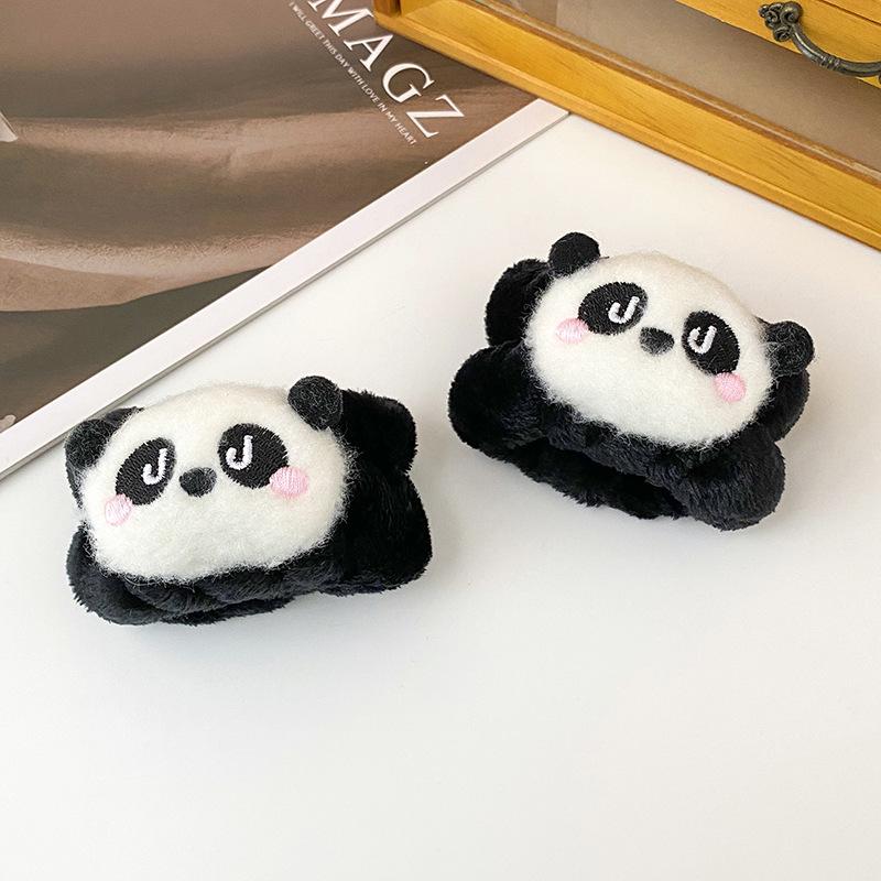 Süßes Panda-Puppen-Stirnband Kopfschmuck Gesicht waschen Haarspange Haarklammer Haarband Schleife Kinder Erwachsene Haarschmuck
