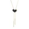 High-End Sweater Chain Fringed Necklace Women'S Love Pull Light Luxury High-End Jewelry Pendant Jewelry Accessories