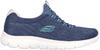 Кроссовки Skechers Summits Fun Flare Slip-On темно-синего цвета