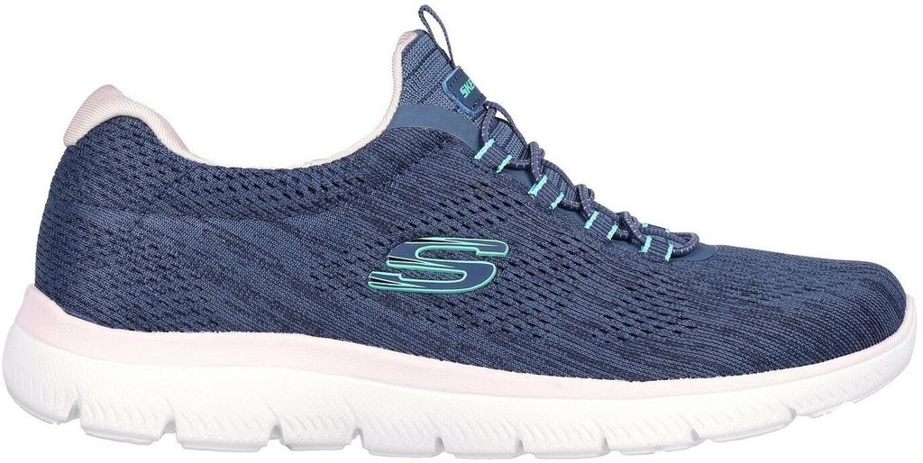 Кроссовки Skechers Summits Fun Flare Slip-On темно-синего цвета