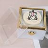Automatic Flip Bear Flip Ring Box Spinning Design Surprise Mechanism Surprise Jewelry Box Light Candles Rotating Ring Case