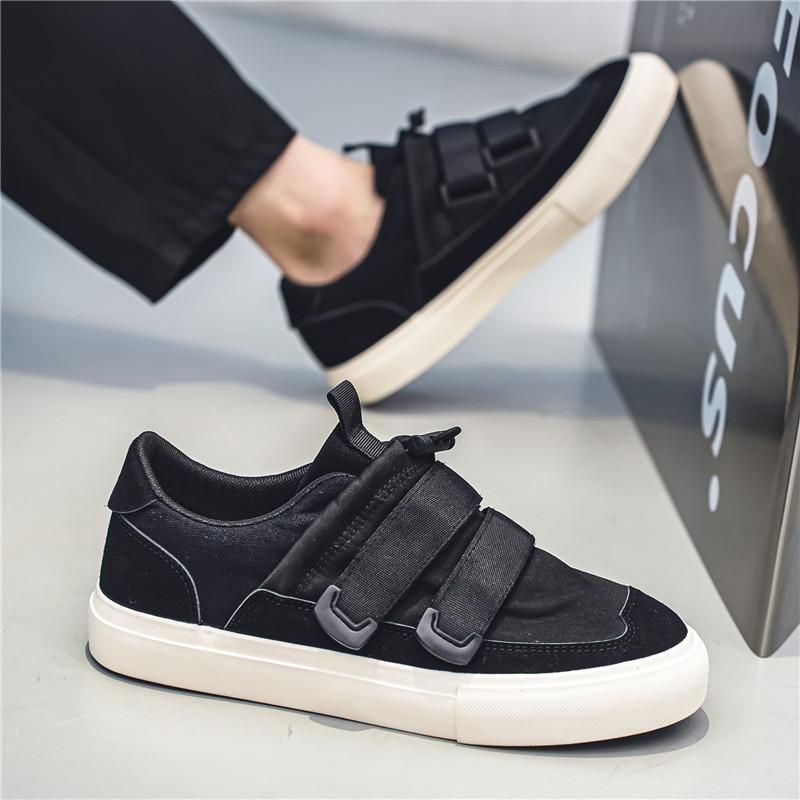 Trend Pánské Obuv pro volný čas Tenisky na plátno Pro muže Pohodlné Vulkanizované Boty Pánské Ploché Pánské Tenisky Boty Britský styl