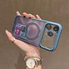 Applicable To iPhone11ProMax Skin Feeling Mobile Phone Case Metal Magnetic Suction Bracket Apple 11 Comes with Lens Case