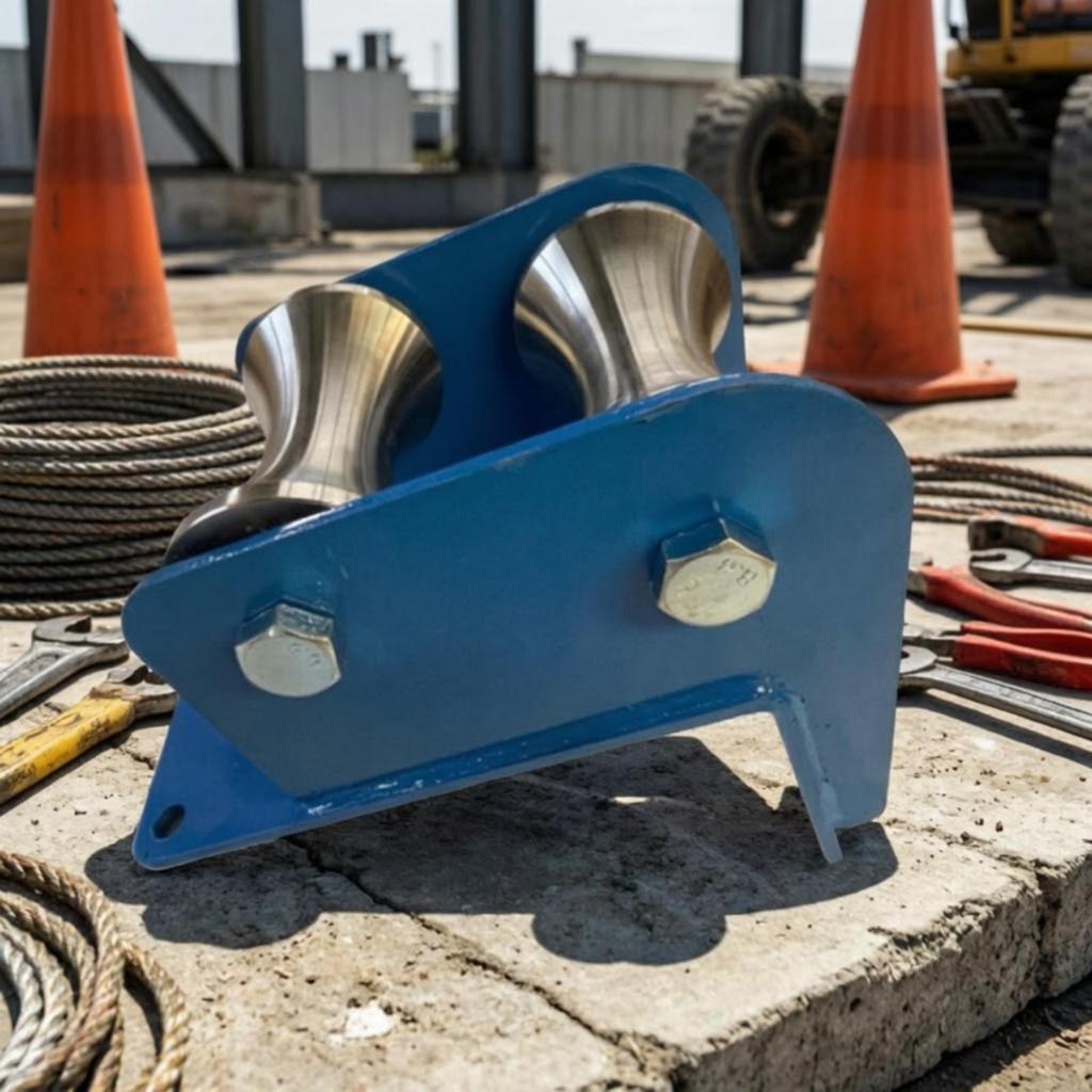 Wire-Guiding Guide Pulley Heavy-Duty Cable Feed Friction-Reducing