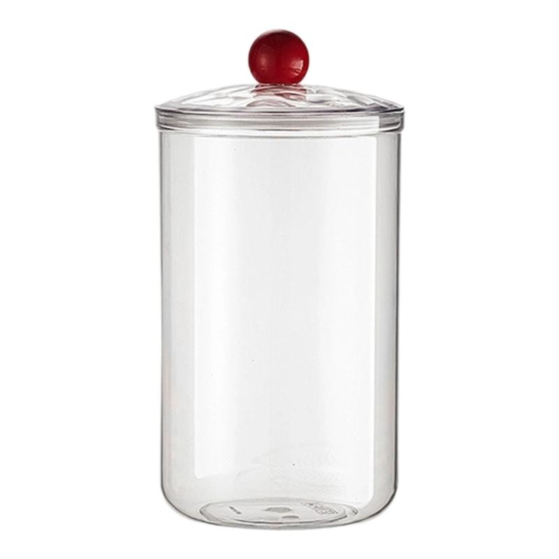 Plastic Airtights Coffee Bean Storage Jar With Easy Open Lid Leakproof Designs for Kitchen Organization