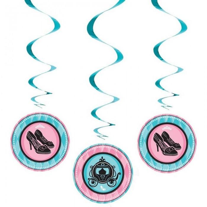 Unique Party Pohádková princezna závěsná dekorace (Balení po 3)