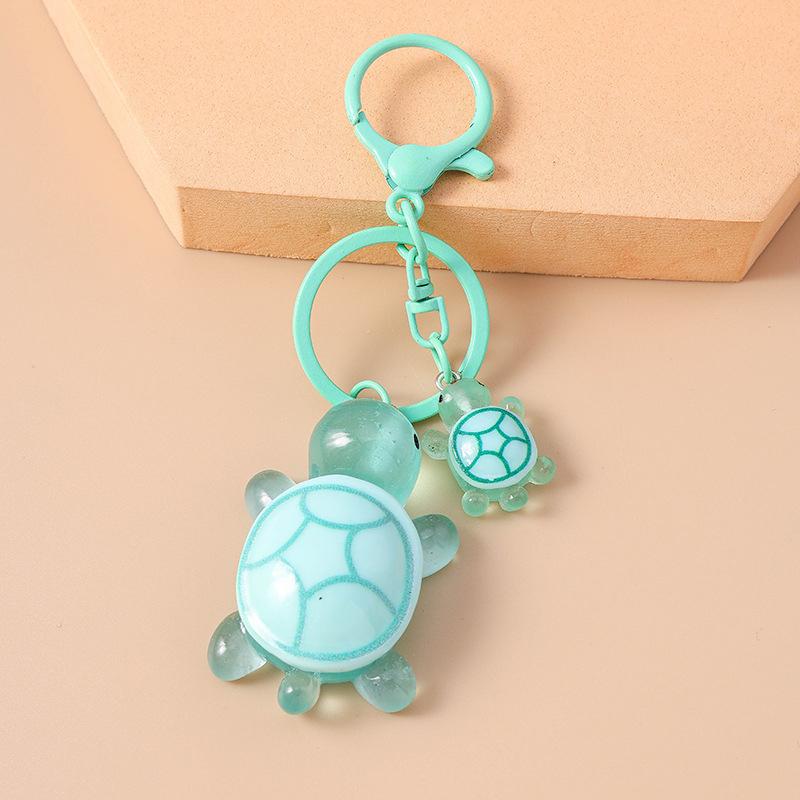 Cartoon Little Turtle Keychain Cute Anime Figures Pendant Keychain Exquisite Backpack Decoration Accessories Gifts