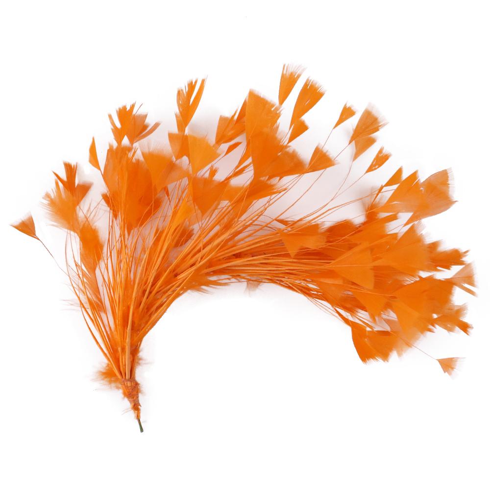 Beautiful 1PCS Roster Goose Turkey Feather Crafts for DIY Feather Headpiece HeadBands for Women 1920's Decoratiev Plumes Flower