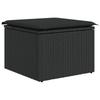 Vidaxl 8-Cz. Set da Giardino con Cuscini, Nero